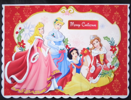 Christmas Princesses Step By Step Card by Linda Short