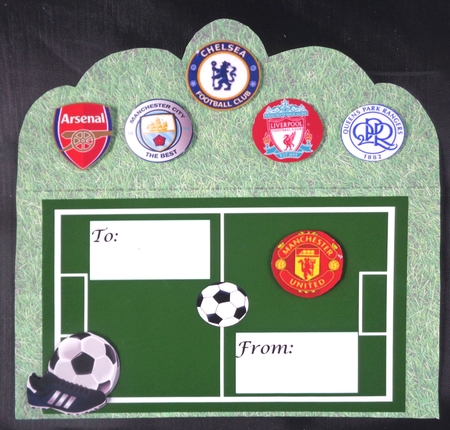 Football theme Money Wallet by Linda Short