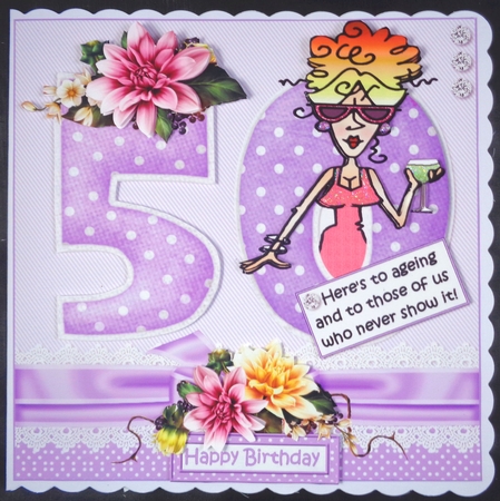 8x8 Rita is celebrating 70th choice of ages mini kit by Linda Short