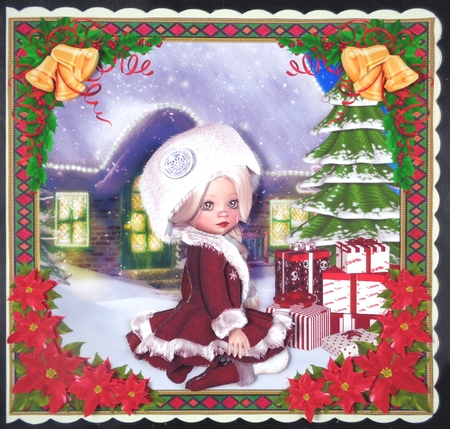 Sweet Little Christmas Gifts in the Snow Mini Kit  by Linda Short