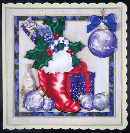 Santa Boot Mini Kit by Linda Short