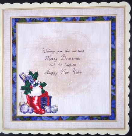 Santa Boot Mini Kit by Linda Short