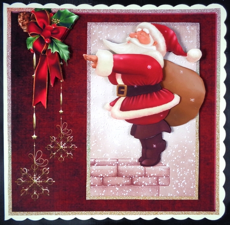 Santa Goes Down The Chimney by Linda Short