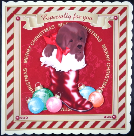Pup In Boots Christmas Mini Ki by Linda Short