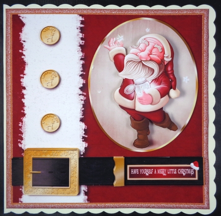 Santa Collecting Stars by Linda Short
