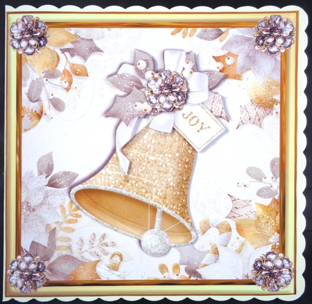 8x8 Glorious Joy Bell Topper by Linda Short