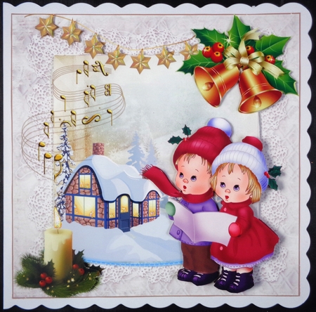 Here We Go A Caroling mini kit by Linda Short
