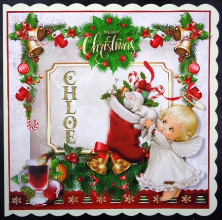 Filling The Stocking quick card by Linda Short
