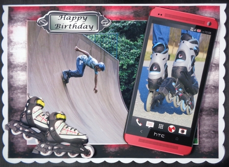 Rollerblade Phone by Linda Short