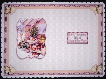  JJ THE CHRISTMAS POTTING SHED A5 INSERT BLANK by Linda Short