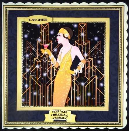 Christmas Art Deco Sparkle by Linda Short