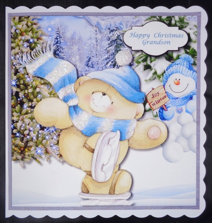 Forever Friends Christmas ice skating by Linda Short