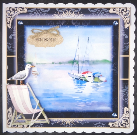 The Lake Card Front Kit by Linda Short