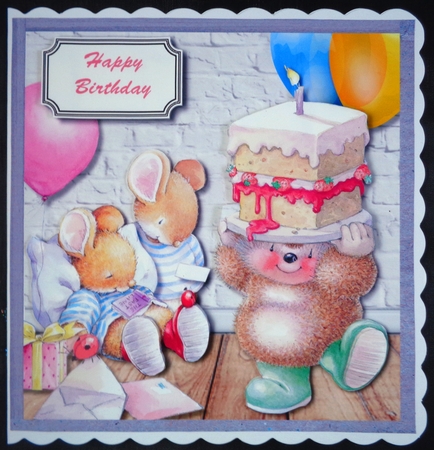 Woodland animal birthday by Linda Short