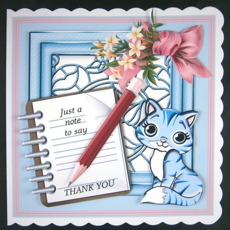 Kitty Thank you quick sheet by Linda Short