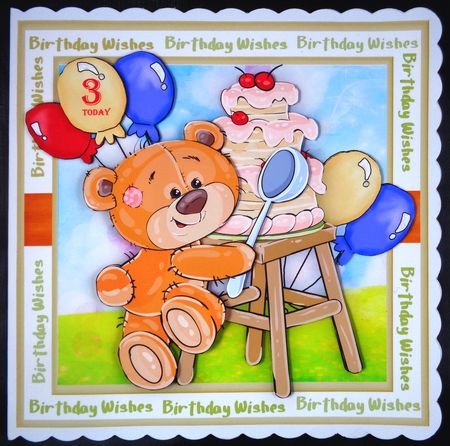Cute Bears Birthday Fun 4 by Linda Short