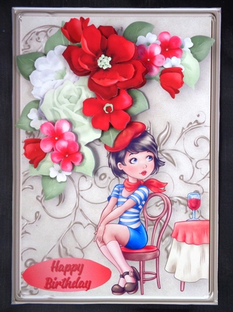 Cafe Culture - 5in x 7in Card Mini Kit by Linda Short