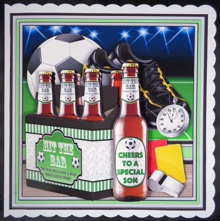 6 PACKS BEER & SPORTS BUMPER KIT by Linda Short