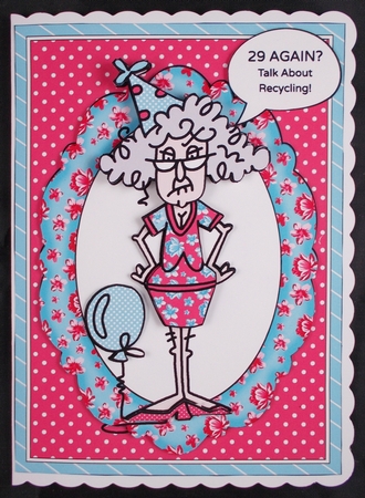 29 Again? - Talk About Recycling - Funny Stella by Linda Short