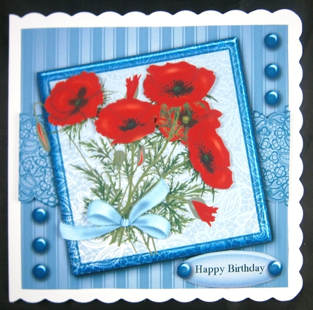 Birthday Floral Quick card by Linda Short