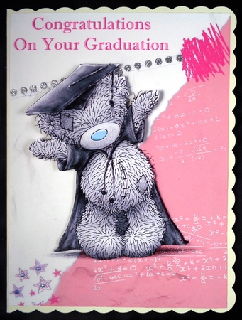 Tatty Teddy Congratulations Graduation Card by Linda Short