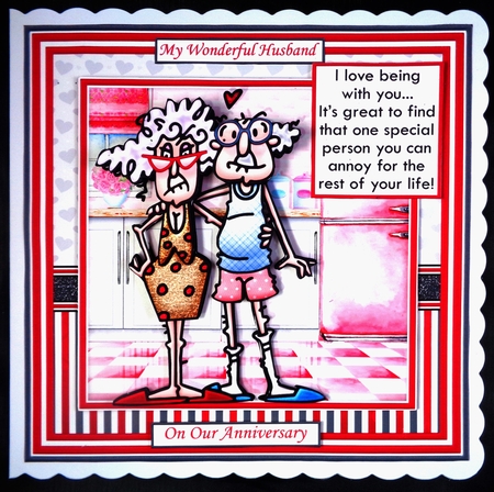 BEING WITH YOU Humorous Stella & Gus 7.5 Decoupage & Insert Mini Kit by Linda Short