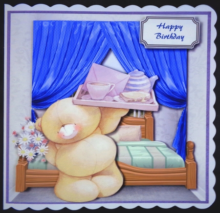Forever friends breakfast in bed Mothers day or birthday by Linda Short