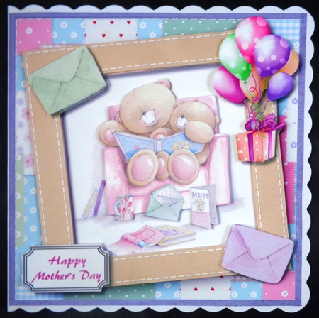 Forever friends bears mothers day or mum/mummy birthday by Linda Short