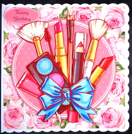 Lots Of Make Up 8x8 by Linda Short