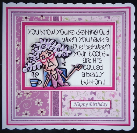 STELLA THOUGHTS ON AGE & MORNINGS 7.5 Decoupage & Inserts Bumper Kit by Linda Short