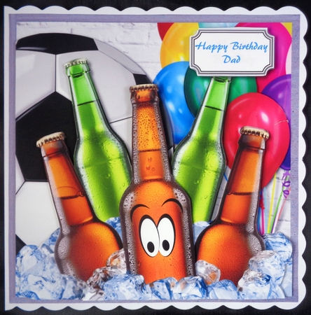 Football, beers and balloons by Linda Short