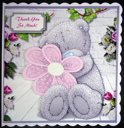 Tatty teddy multi occasion card front by Linda Short