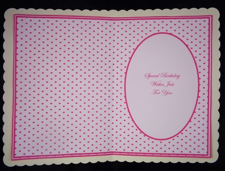 Shades Of Pink Polka Dots Insert by Linda Short
