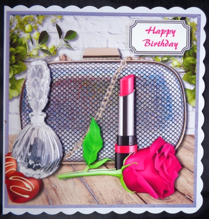 Evening bag and rose by Linda Short