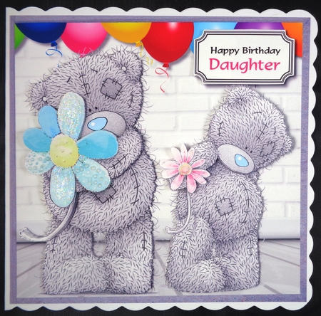 Tatty teddy, birthday or mothers day by Linda Short