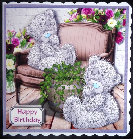 Tatty teddies floral by Linda Short