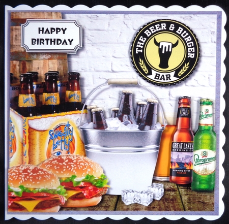 The beer and burger bar by Linda Short