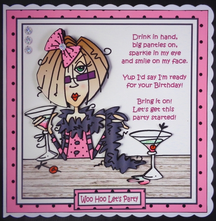 8x8 JJ ready for your birthday mini kit by Linda Short