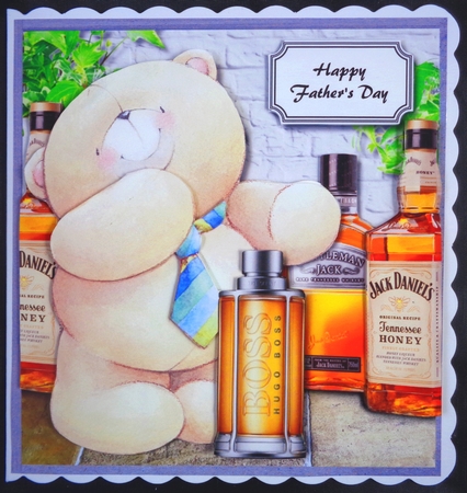 forever friendss with whiskey and aftershave for dad birthday or fathers day by Linda Short