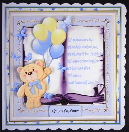 Balloon bear boy by Linda Short