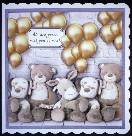 Sorry youre leaving, birthday or get well card by Linda Short