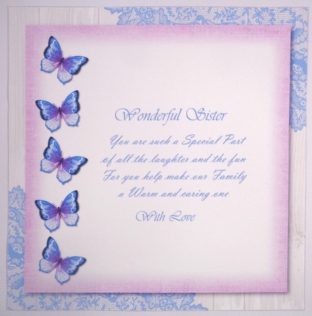 Butterfly Kisses 4 Insert by Linda Short