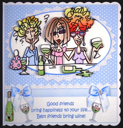 8x8 JJ and her best friends mini kit by Linda Short