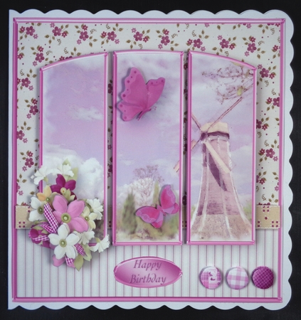 The Old Windmill - Panel Card Mini Kit by Linda Short