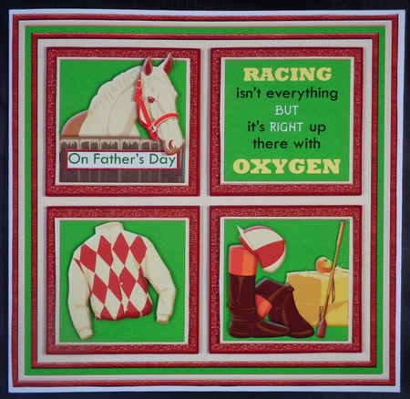 Sports Squares RIGHT UP THERE WITH OXYGEN Quick Layers Cards Bumper Kit by Linda Short