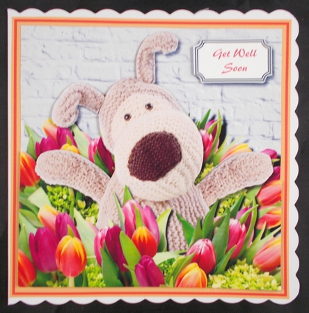 Tiptoe through the tulips Boofle by Linda Short