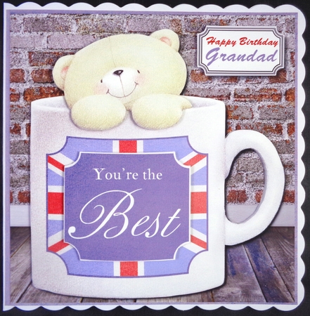 Forever friends male card topper by Linda Short