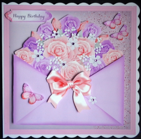 Dusky Gold Dust Border Paper by Linda Short