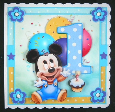 Happy 1st Birthday 4 by Linda Short