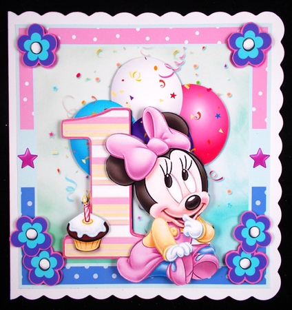 Happy 1st Birthday 1 by Linda Short